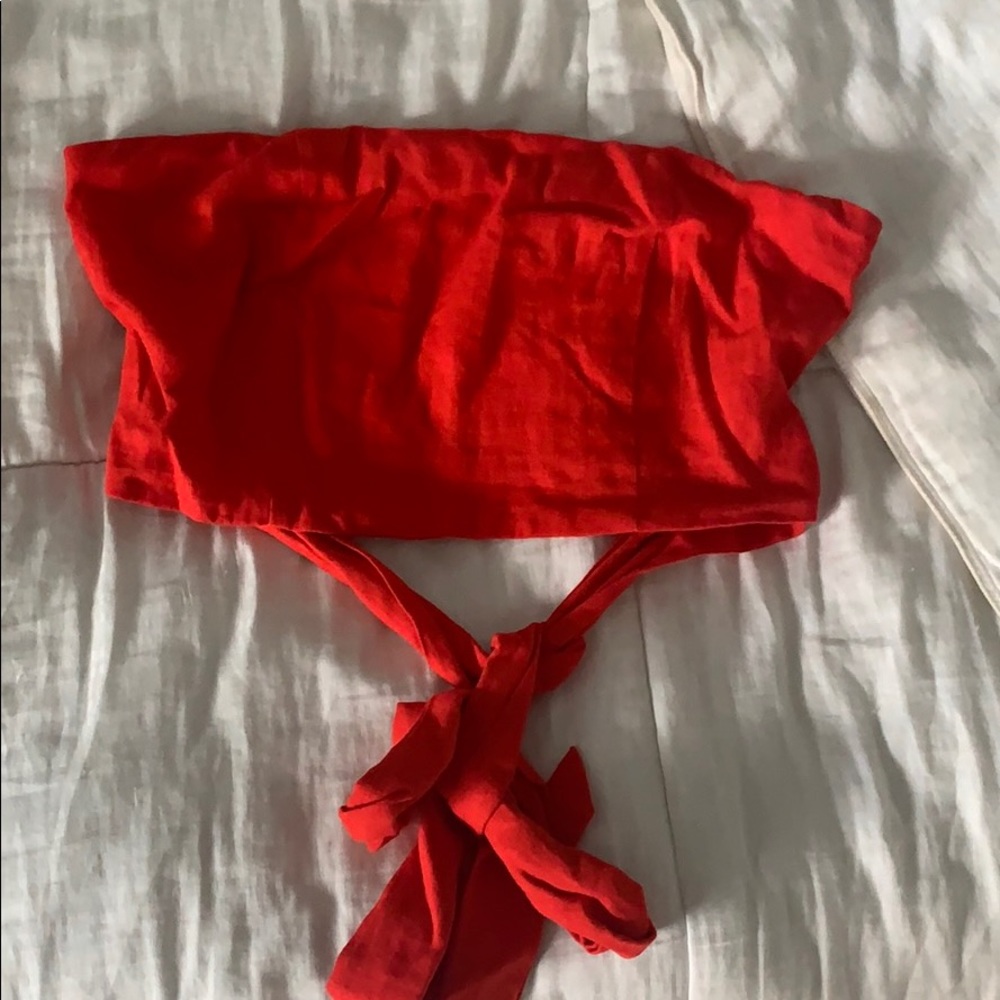 Wrap tube top